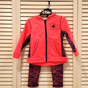 Body Glove 2 piece tracking suit toddler girl